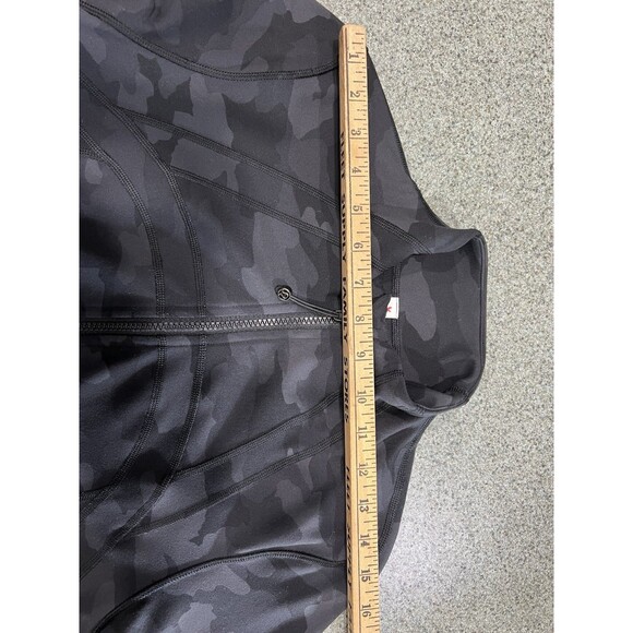Lululemon Define Jacket Heritage 365 Camo Deep Coal Women Size 10 Full Zip - Picture 9 of 12